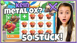 WIR ÖFFNEN 50 OX BOXEN in Adopt Me!  KEIN METAL OX dabei??  ALLE BUCKs weg!  Alles Ava Gaming