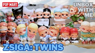 【POP MART】ZSIGA: TWINS | Interpreting each figurine! | FULL SET UNBOXING