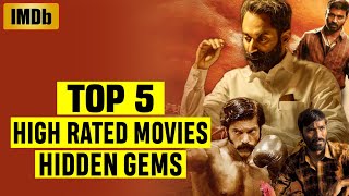 Top 5 Highest Rated South Indian Movies on IMDb | You Shouldn't Miss | Hidden Gems | Part 2