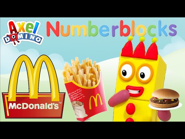 Numberblocks McDonalds class=