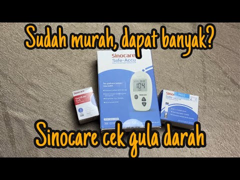 Unboxing dan Review singkat cek gula darah sinocare