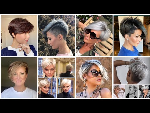 Video: Cabello gris plateado corto: el plateado entre corte bob y duendecillo