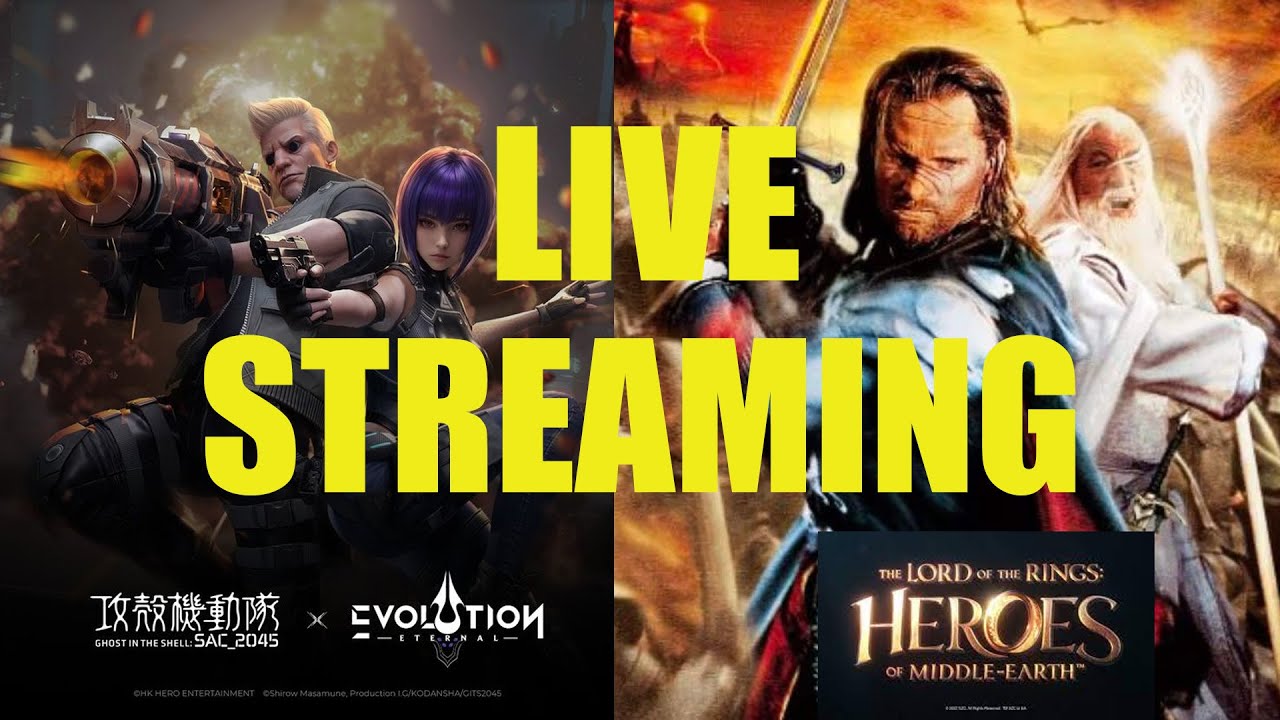 VetAaron Live Stream - Eternal Evolution and LOTR:HOME - YouTube