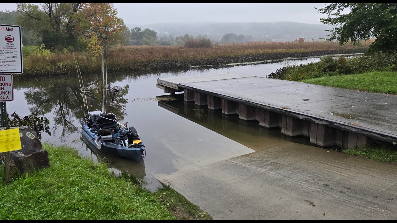 Waneta Lake kayak bass fishing 9/29/2026