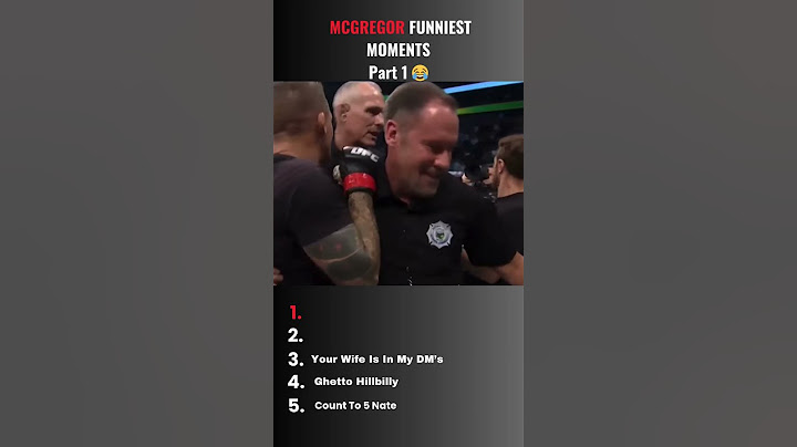 MCGREGOR Savage Moments 😂 #shorts