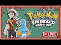 🔴LIVE - My FIRST Time Playing Pokemon Emerald | Pokemon Marathon (6)