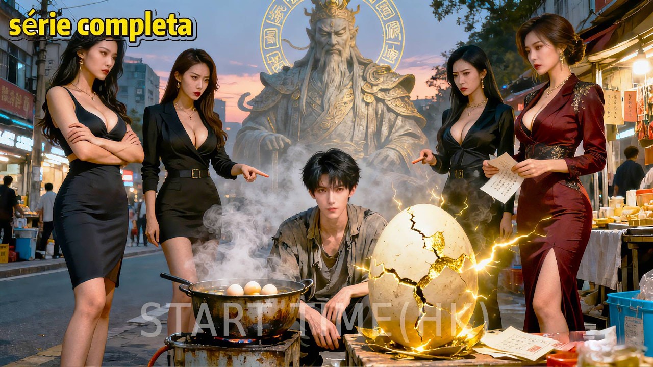 Humilhado por quatro noivas lindas; quem diria que o vendedor de chá de ovos é Rei Imortal !