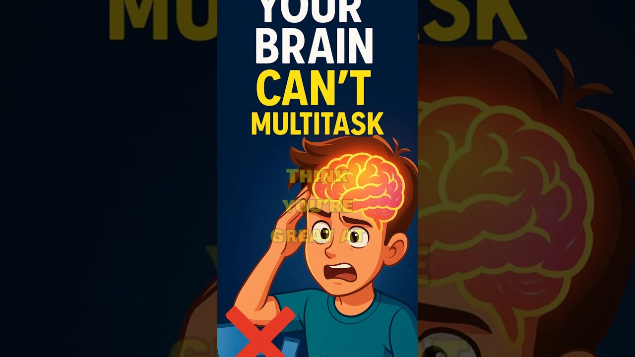 Your Brain Can’t Multitask
