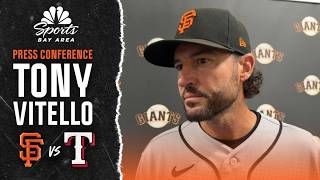 Tony Vitello breaks down final Jung Hoo Lee play in Giants' loss to Rangers | NBC Sports Bay Area