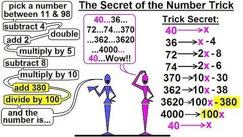Geometry - Ch. 2: Reasoning and Proofs (41 of 46) How to Make Your Own Number Trick?