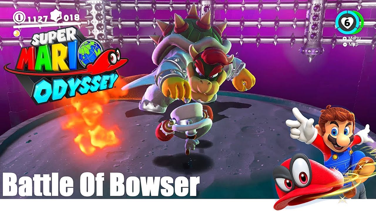 Super Mario Odyssey Final Battle Of Bowser Moon Kingdom [Nintendo