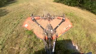 Mowing an old family farm. Part 2