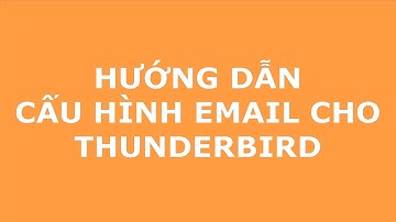 VinaHost.vn | Hướng dẫn cấu hình Email cho Thunderbird