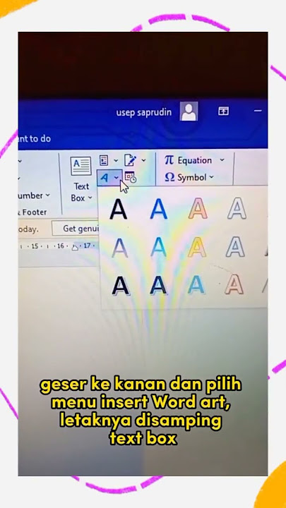 🔴TULISAN MELENGKUNG‼️DI MS WORD BEGINI CARA NYA #belajarmsword #belajarmsexcel #belajarkomputer