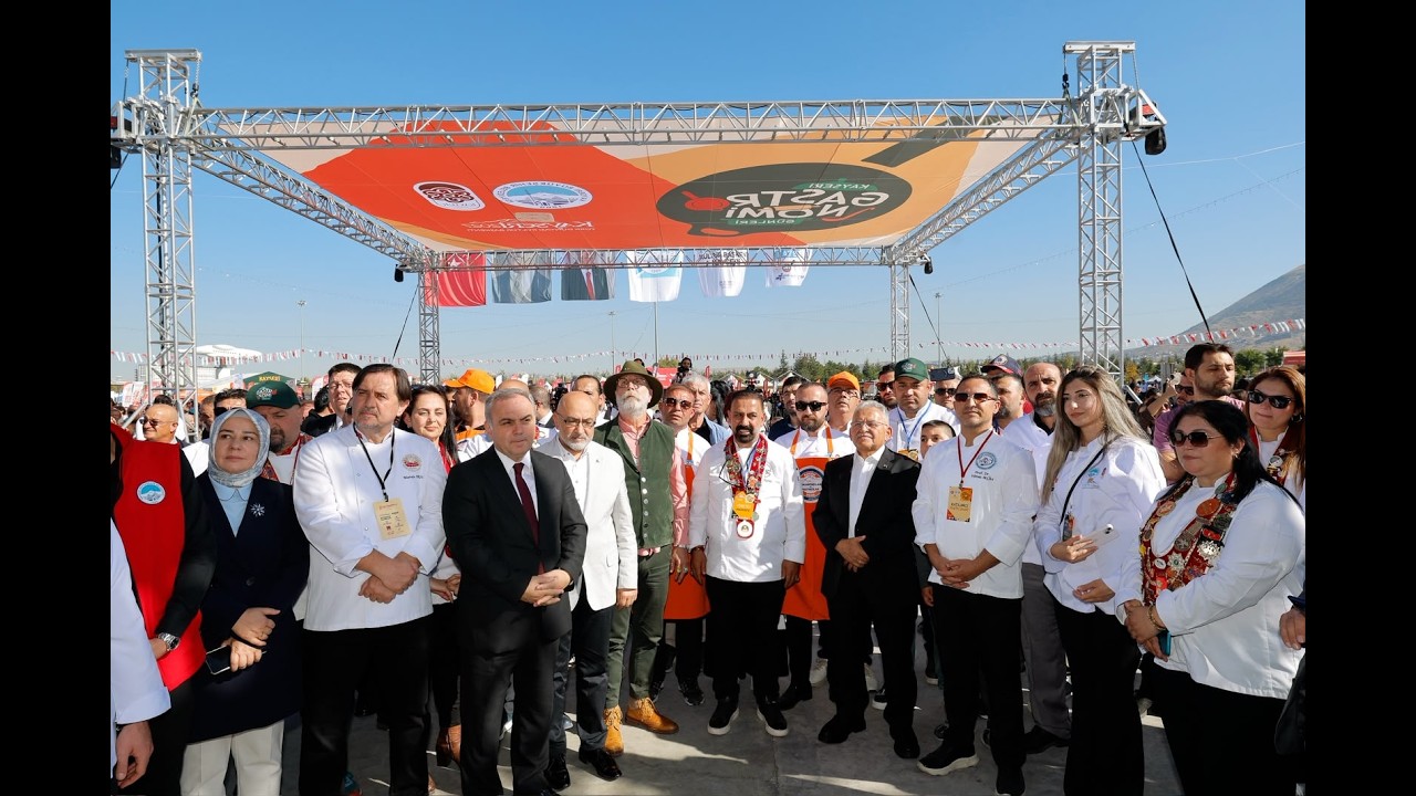 Gastronomi Şehri Kayseri’de 4 Gün Sürecek Lezzet Şöleni Başladı