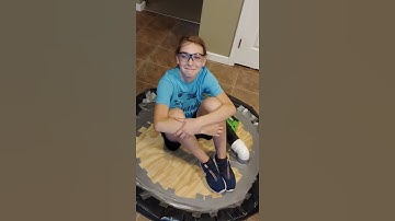 8th Grade Science Fair - Leaf Blower Hovercraft (Maiden Voyage)