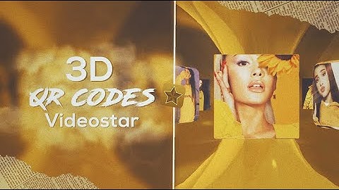 3D ADVANCED QR CODES VIDEOSTAR FREE AND PAID 3D PRESETS // MadEdits
