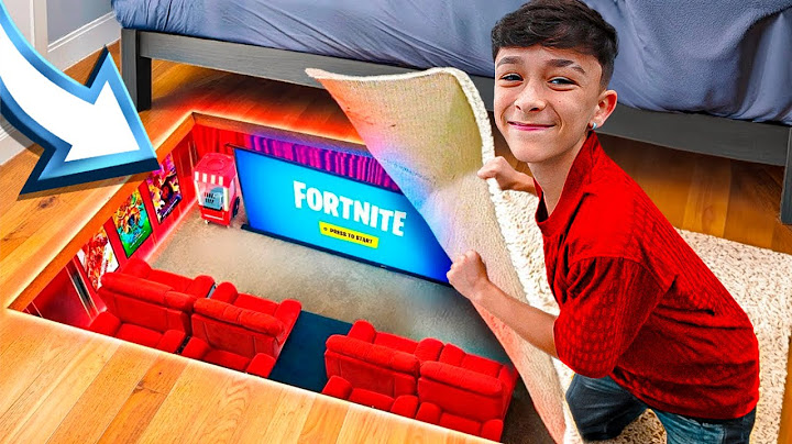 I built a secret gamer room for Ricardinho!!