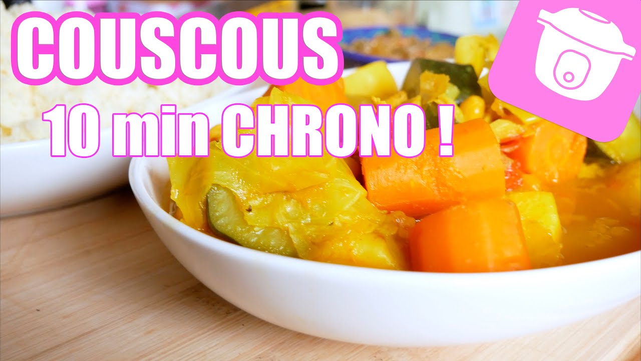 Couscous en 10 Min chrono ⏱️- COOKEO 🥕🍗🍅🥔