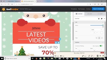 Make a  celebration HTML email newsletter with Emailmonster