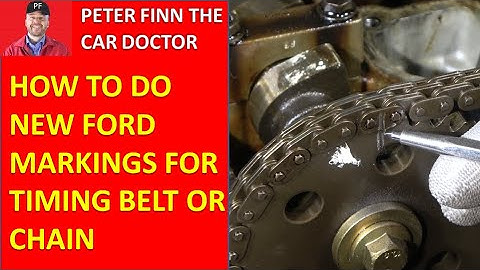 How to do new Markings for Ford Duratec and Zetec engines Timing Belt or Chain