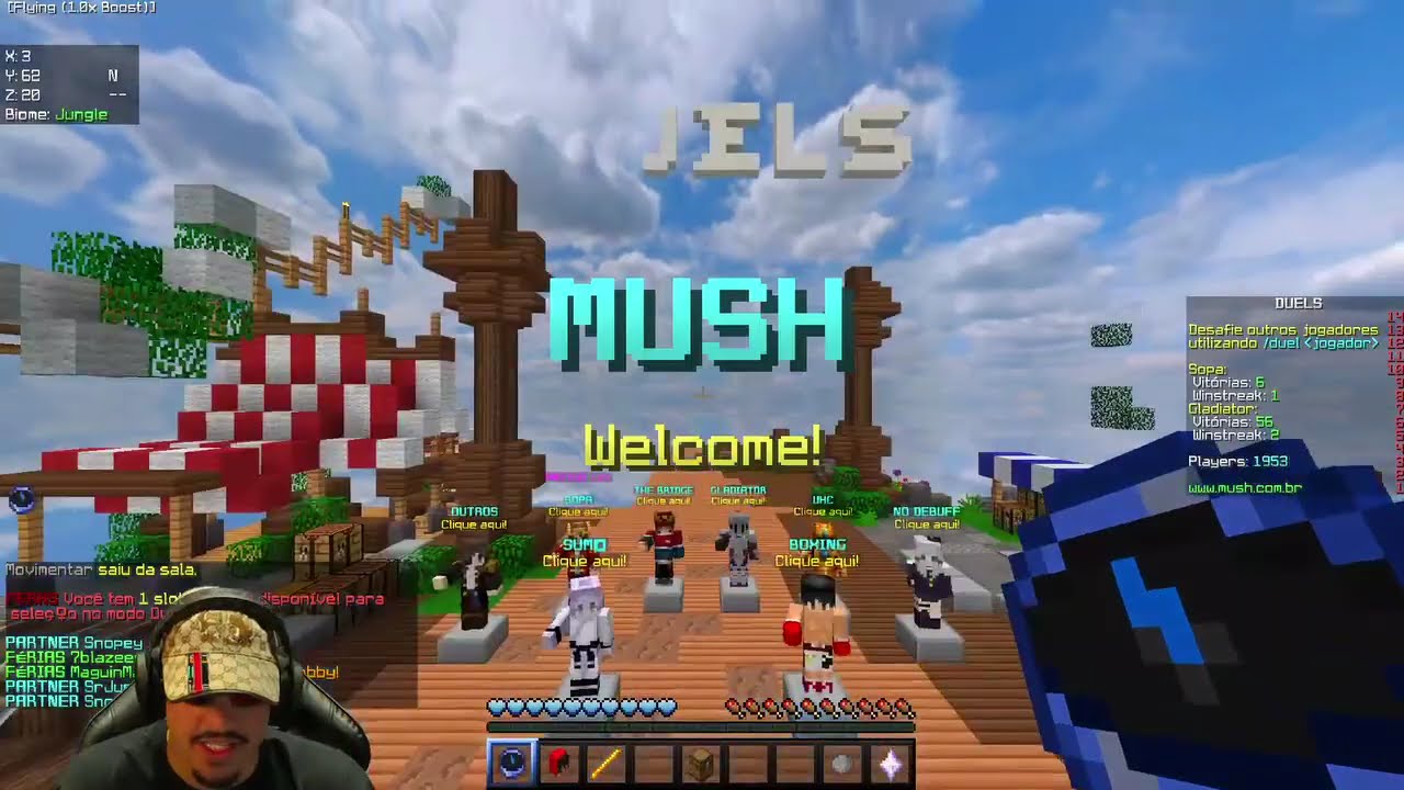 SNOPEY JOGANDO MINECRAFT COM MURILOSO - #20