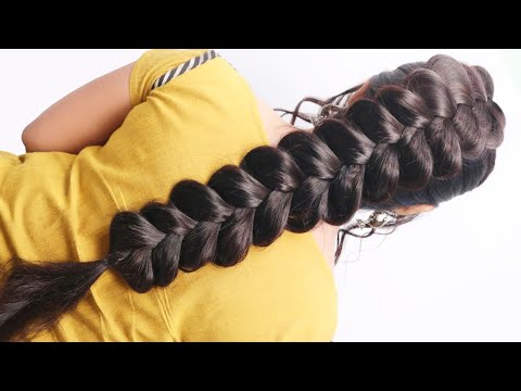 Most Beautiful Dutch Braid Hairstyle with Trick Hairstyle for long hair girls Easy Hairstyles @PlayEvenFashions