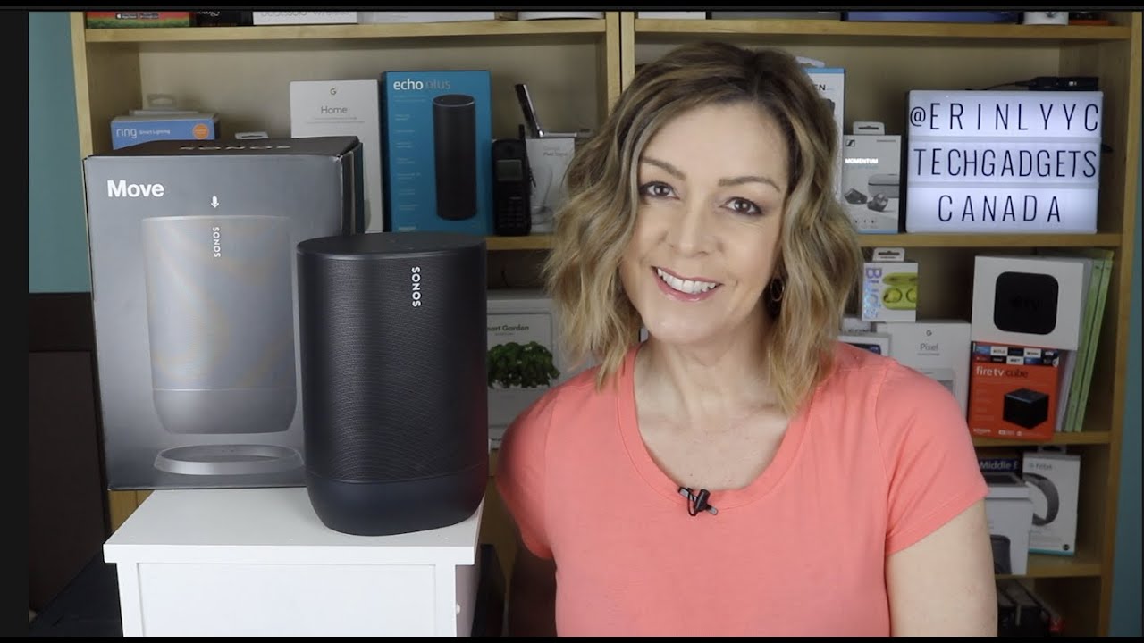 Sonos Move portable wireless speaker - YouTube