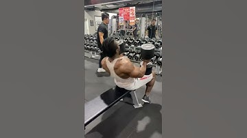70kg dumbell bench press