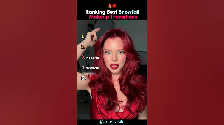 Ranking Best Snowfall Makeup Transitions 💄 #tiktokviral