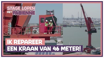 46M HOGE KRAAN VAN MAMMOET GAAT STUK!! ||STAGE LOPEN MET FABIENNE