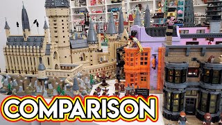 LEGO Hogwarts Castle VS Diagon Alley Comparison