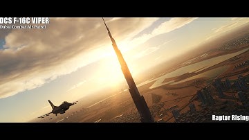 DCS F-16C Viper | Dubai Combat Air Patrol - 4K Max Graphics!