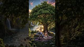 shiv parvati #dronevideo Om namah Parvati pataye har har Mahadev 🔱🙏💯