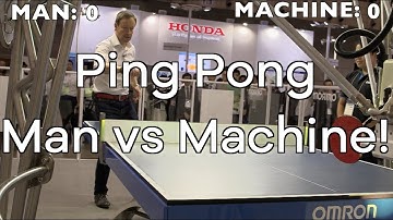 Ping Pong - Man vs Machine! - BBC Click