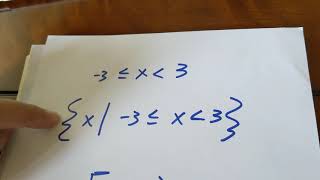 Set Builder Notation