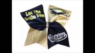 How To Make Cheer Bows With A Template
