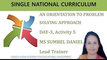 An Orientation to Problem Solving Approach