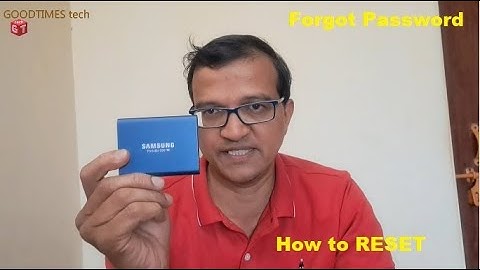 Samsung T5 Portable SSD lupa kata sandi | cara reset