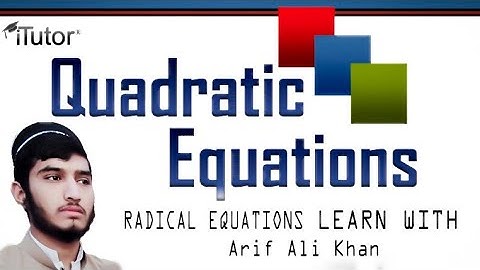 Radical Equations | part 1 | Exercise 1.3 | by Engg Arif Ali Khan