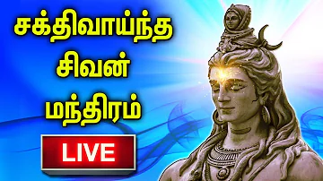 LIVE | 🔴 | SHIVA MANTRA LIVE | Lord Shiva Tamil Devotional Songs | Lord Shivan Tamil Bakthi Padal