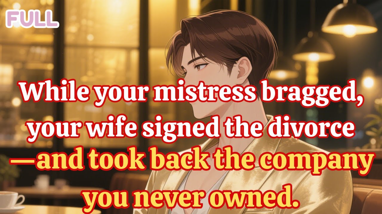 While your mistress bragged, your wife signed the divorce—and took back the company from you.