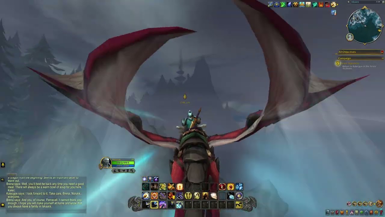 "Azure Alignment" Quest - The Azure Span - World Of Warcraft