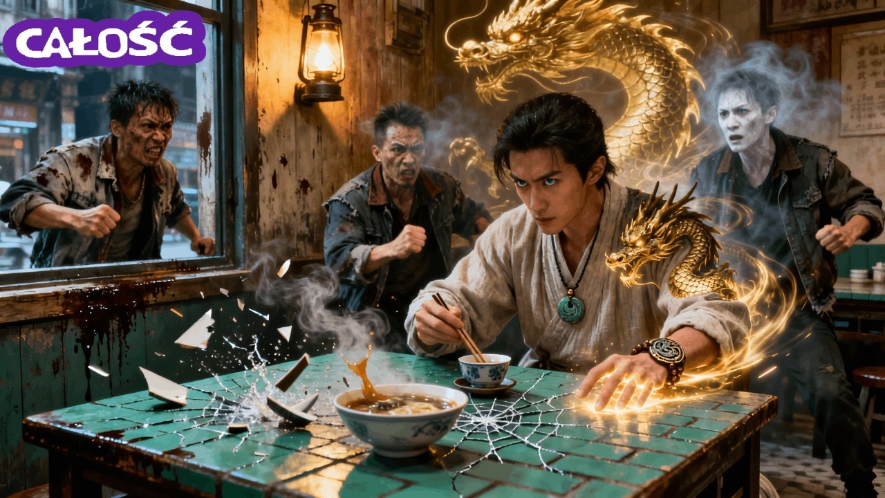 Kilku bandytów przewróciło stół przystojnego młodzieńca… Nie wiedzieli, że to Smoczy Król!Skończeni!