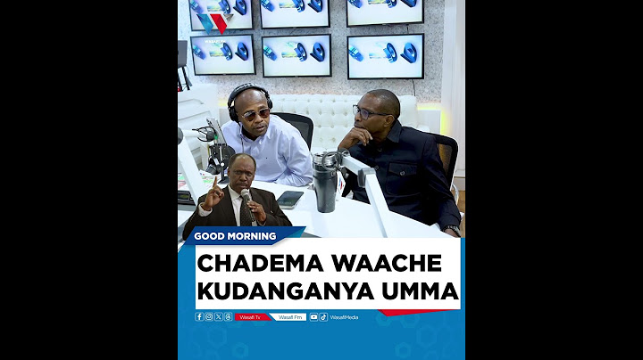 CHADEMA WAACHE KUDANGANYA UMMA - JAJI MUTUNGI