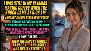 A Deputy Sheriff Showed Up at 6 AM with an Eviction Order—My Parents Filed It Behind My Back and…