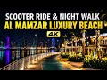 Scooter Riding Through Dubai’s Most Beautiful Beach 🛴 4k #shorts #almamzarbeach #dubaitravel