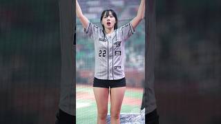 파울볼에 굳어버린 하지원 치어리더 Ha Jiwon Cheerleader #직캠 #프로야구 #fancam
