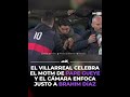 El Villarreal celebra el MOTM de Pape Gueye y el cámara enfoca justo a Brahim Díaz