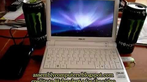 Mac OS X Leopard (iPC) on an ASUS 900 EEE PC